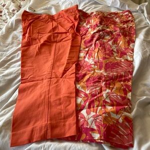 TWO pairs J. Jill capris NWT